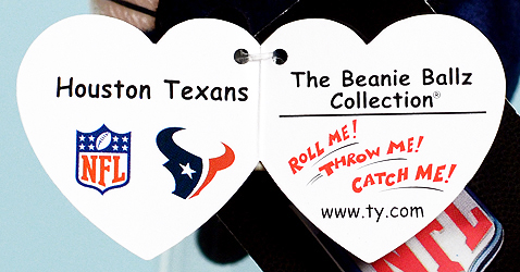 Houston Texans (clip) - swing tag inside