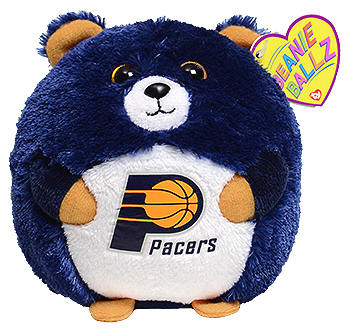 Indiana Pacers - bear - Ty Beanie Ballz