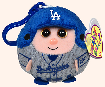 Los Angeles Dodgers (clip) - baseball player - Ty Beanie Ballz