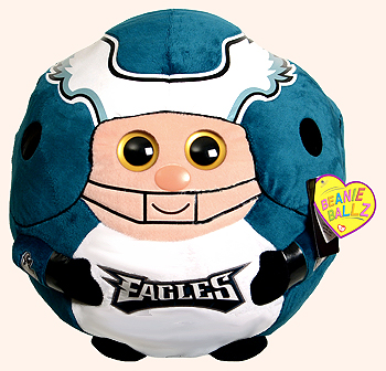 Philadelphia Eagles (large) - football player - Ty Beanie Ballz