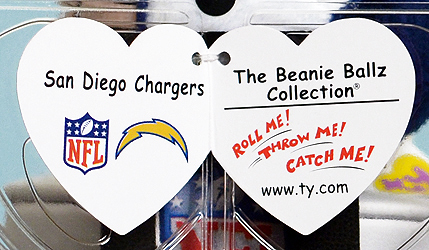 San Diego Chargers (key-clip) - swing tag inside