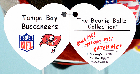 Tampa Bay Buccaneers - swing tag inside