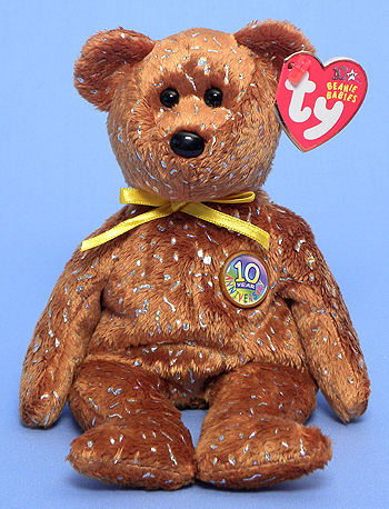 Decade (brown) - bear - Ty BBOM Beanie Babies