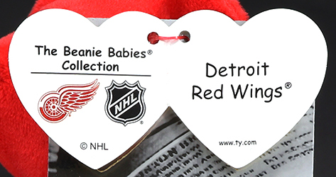 Detroit Red Wings - swing tag inside