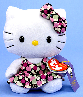 Hello Kitty (Liberty, apple tree design) - cat - Ty Beanie Babies