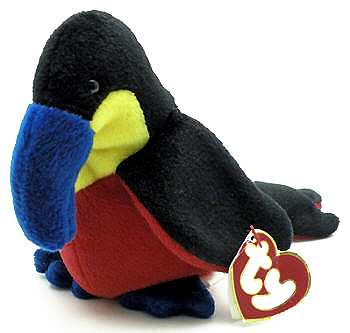ty beanie baby kiwi toucan bird