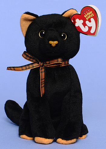 black cat beanie baby
