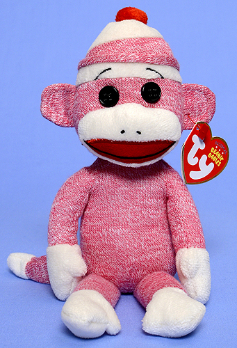 pink sock monkey