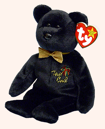 black bear beanie baby