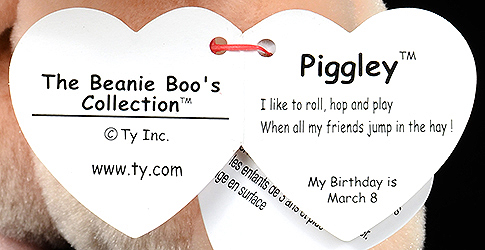 piggley the pig beanie boo