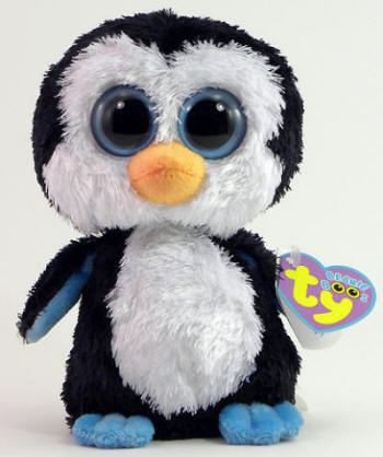 Waddles (1st USA version / 2nd UK version) - penguin - Ty Beanie Boos