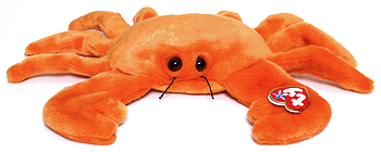 orange crab beanie baby