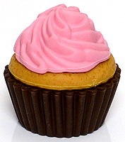 Cupcake (strawberry) - Ty Beanie Puzzle Erasers