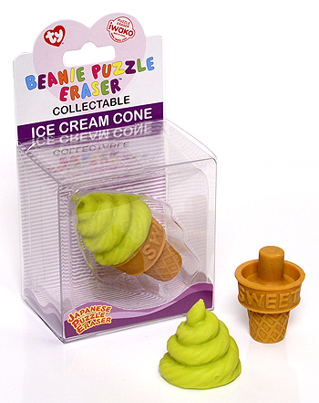 Ice Cream Cone - Ty Beanie Puzzle Erasers