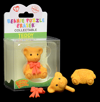 Teddy - bear - Ty Beanie Puzzle Erasers