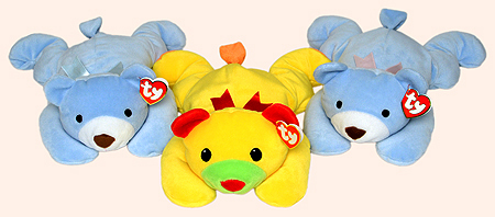 All three versions of the Pillow Pal - Huggy