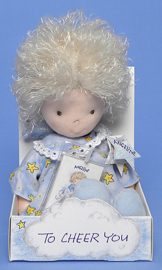 To Cheer You Angeline (boxed, blue dress) - doll - Ty Angeline