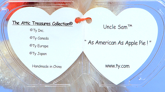 Uncle Sam - swing tag inside