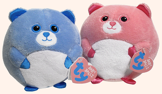 Bluey and Pinky - the first Ty Baby Ballz