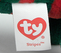 Baby Beanies tush tag - front