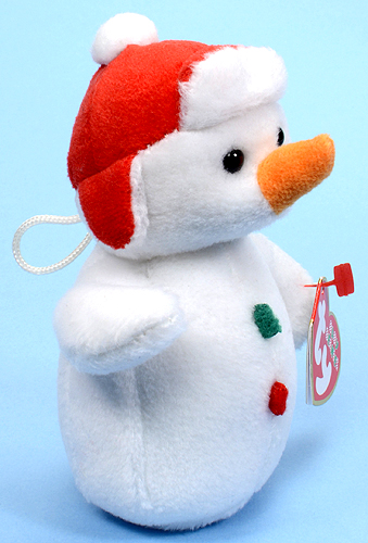 Cottonball - snowman - Ty Baby Beanie