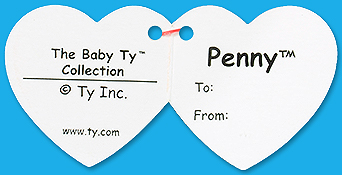 Baby Ty 3rd generation swing tag - inside