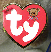 Baby Ty 2nd generation swing tag - front