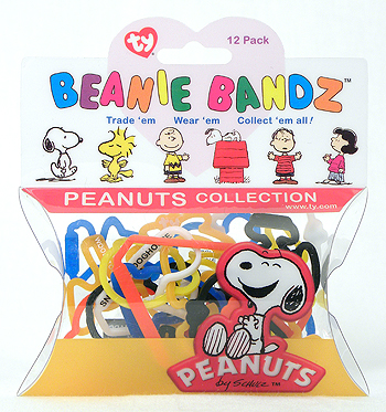 Peanuts Collection Ty Beanie Bandz pack