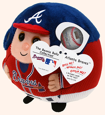 Atlanta Braves - baseball player - Ty Beanie Ballz
