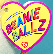 Beanie Ballz 3rd generation swing tag - front