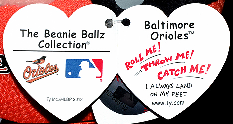 Baltimore Orioles - swing tag inside