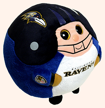 Baltimore Ravens (medium) - football player - Ty Beanie Ballz