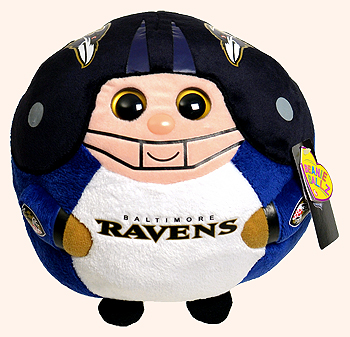 Baltimore Ravens (medium) - football player - Ty Beanie Ballz