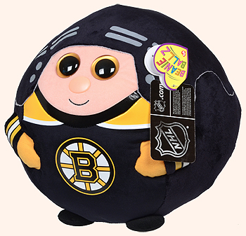 Boston Bruins (large) - hockey player - Ty Beanie Ballz
