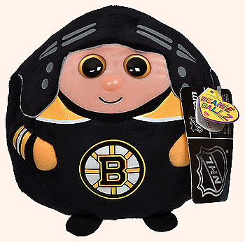 Boston Bruins (medium) - hockey player - Ty Beanie Ballz