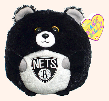 Brooklyn Nets - bear - Ty Beanie Ballz