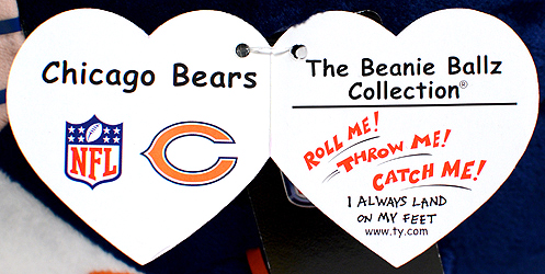 Chicago Bears (large) - swing tag inside