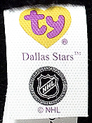 Dallas Stars - tush tag front