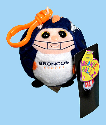 Denver Broncos (key-clip) - football player - Ty Beanie Ballz