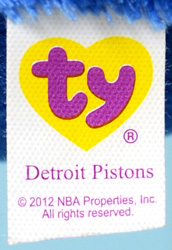 Detroit Pistons - bear - tush tag front