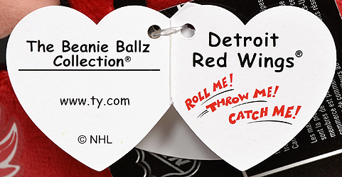 Detroit Red Wings (medium) - swing tag inside