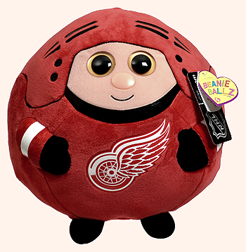 Detroit Red Wings (large) - hockey player - Ty Beanie Ballz