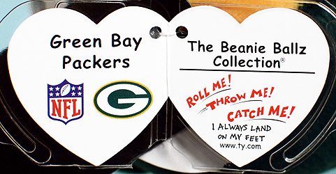 Green Bay Packers - swing tag inside