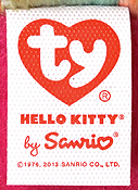 Hello Kitty (rainbow) - tush tag front