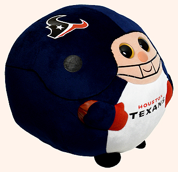 Houston Texans (large) - football player - Ty Beanie Ballz