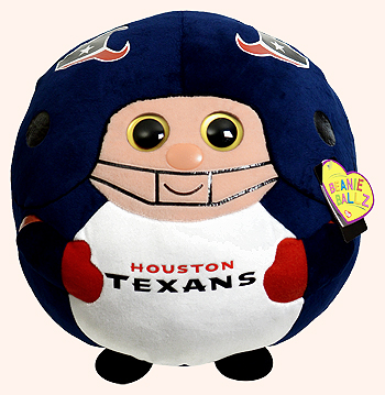 Houston Texans (large) - football player - Ty Beanie Ballz