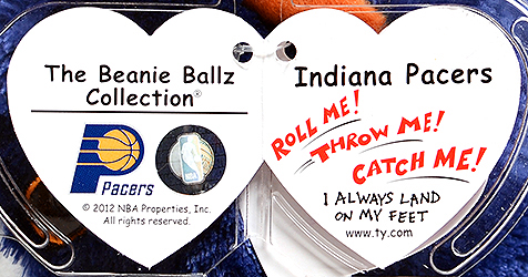 Indiana Pacers - swing tag inside