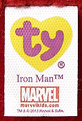 Iron Man - tush tag front