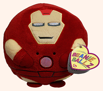 Iron Man - superhero - Ty Beanie Ballz