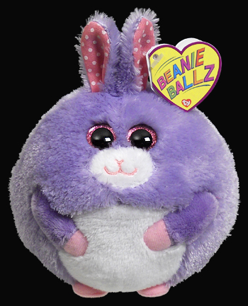 Lilac - rabbit - Ty Beanie Ballz